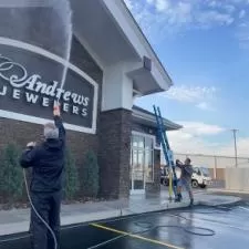 Building Washing at Andrew's Jewelers in Williamsville, NY