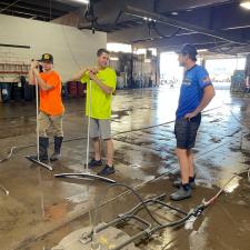 Commercial Shop Floor Pressure Washing in Lockport, NY 3