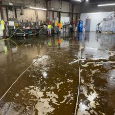 Commercial Shop Floor Pressure Washing in Lockport, NY 4