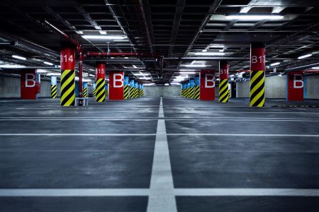 Parking garage cleaning