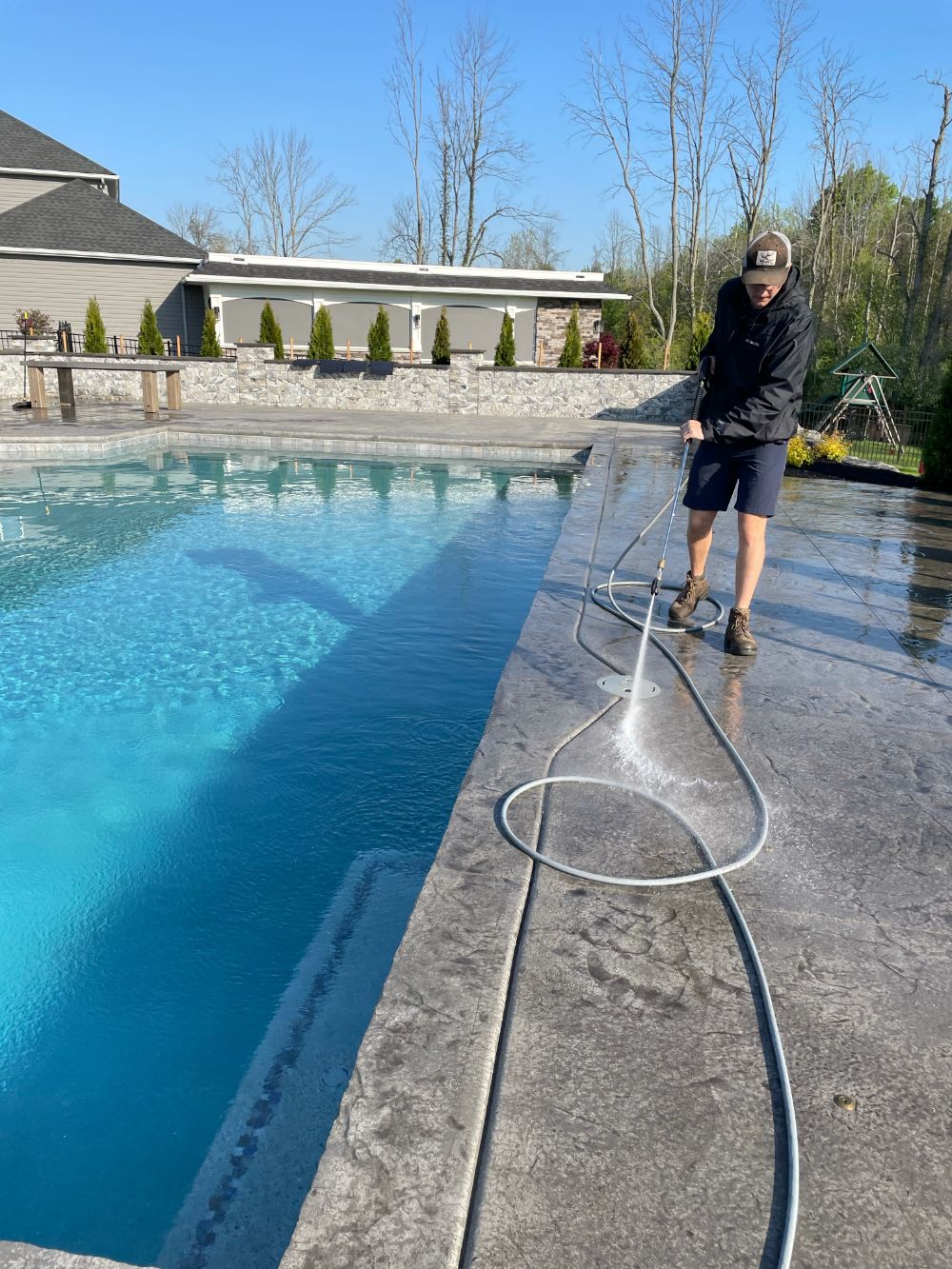 Pool Patio Cleaning in Amherst, NY