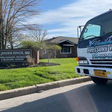 Pressure Washing Eastern Niagara Neurology & Migraine Center in Lockport, NY