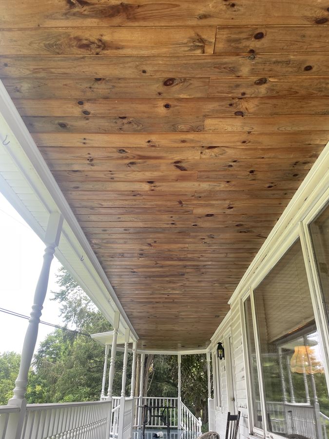 Wood ceiling cleaning in lockport ny